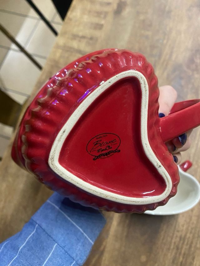 Tazze cuore Blanc Mariclo