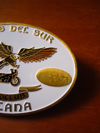 Chapa Insignia Motoclub Alas del Sur Chiclana