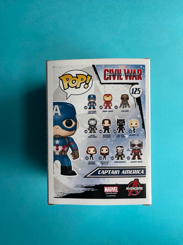 Funko Pop Capitan America 125 #civilwar