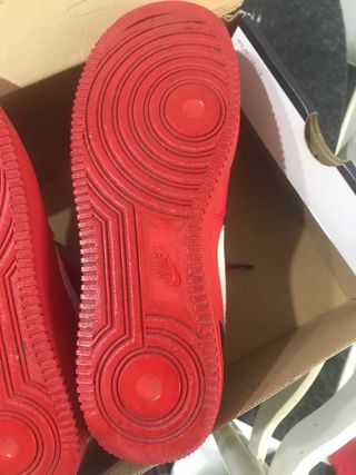 Nike air force 1 mid utility university red