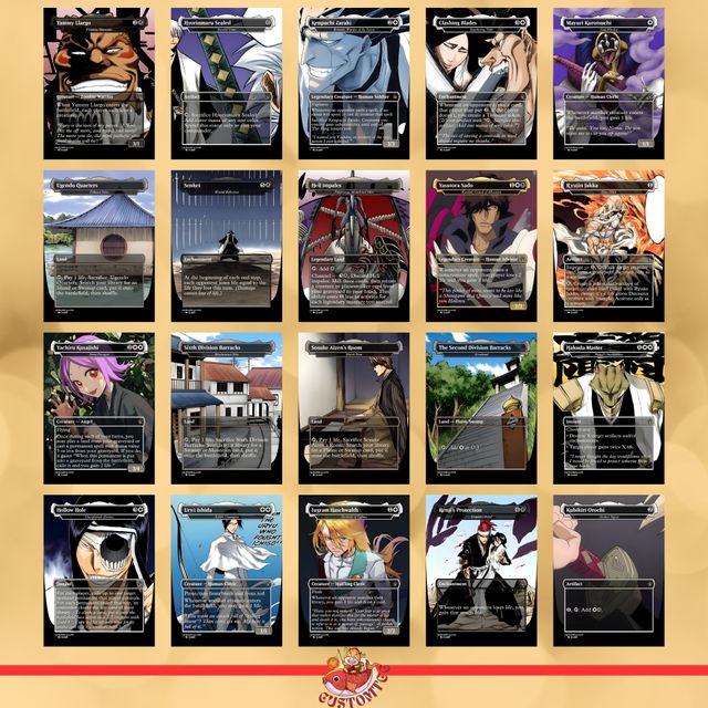 Bleach MTG Commander deck personalizado mtg tcg