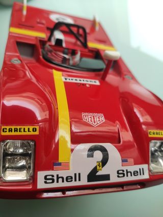 Maqueta metal Ferrari 312P de 1972