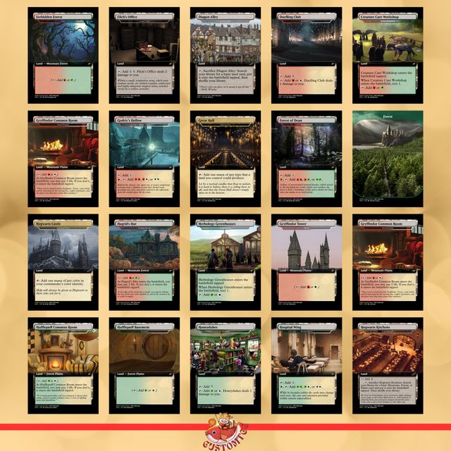 Comandante Hagrid x MTG personalizado mtg Harry Potter