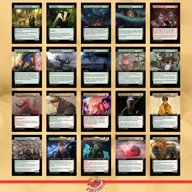 Comandante Hagrid x MTG personalizado mtg Harry Potter