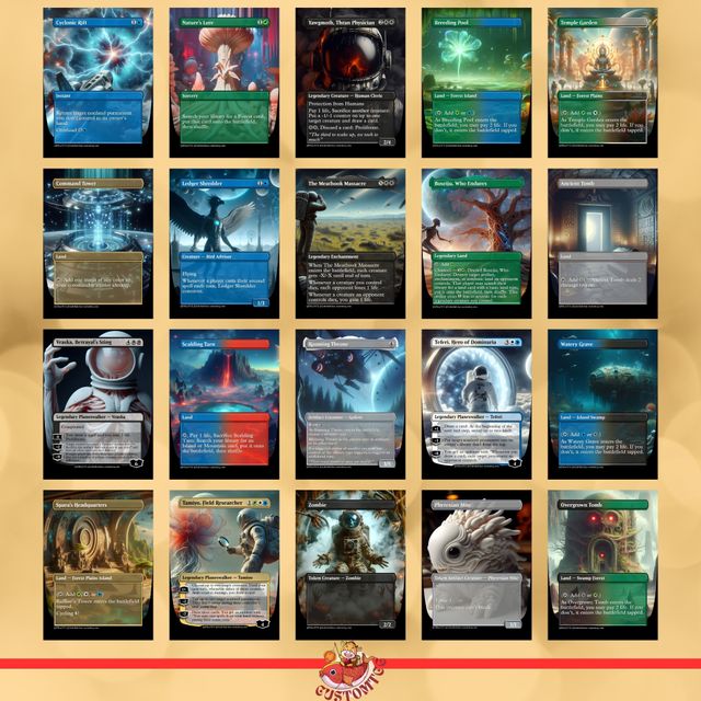 Deck de comandante personalizado Mazo Commander Atraxa MTG 