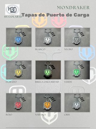 MONDRAKER Tapa Azul Mejorada Estanca Puerto Carga