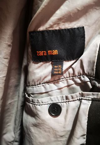 Chaqueta Blazer Zara Man marrón