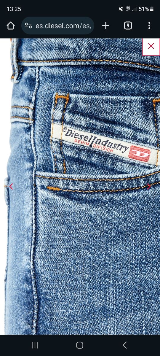 Jeans Vaquero DIESEL modelo D-SANDY