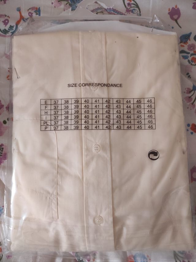 Pack 2 camisas hombre manga corta talla M