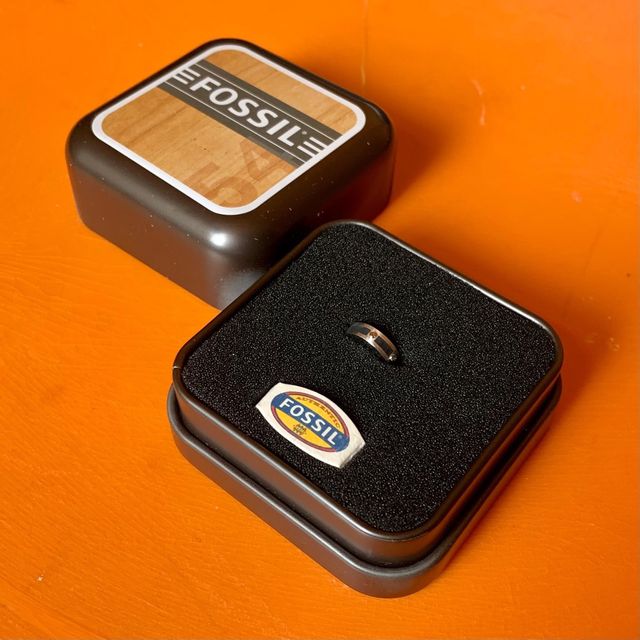 Mono Orecchino mono Earring FOSSIL acciaio steel