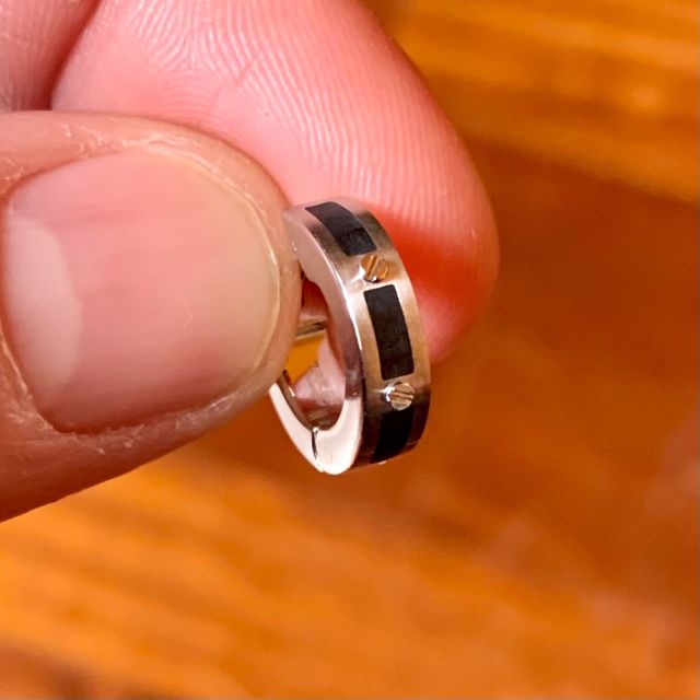 Mono Orecchino mono Earring FOSSIL acciaio steel