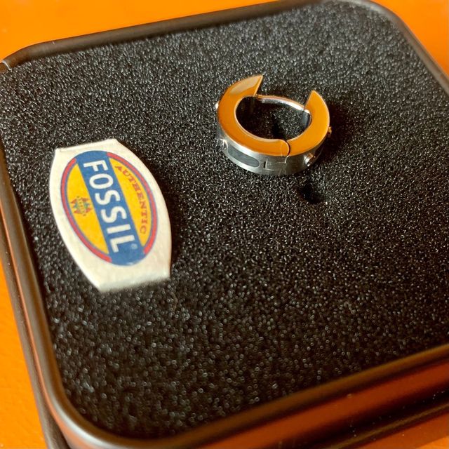 Mono Orecchino mono Earring FOSSIL acciaio steel