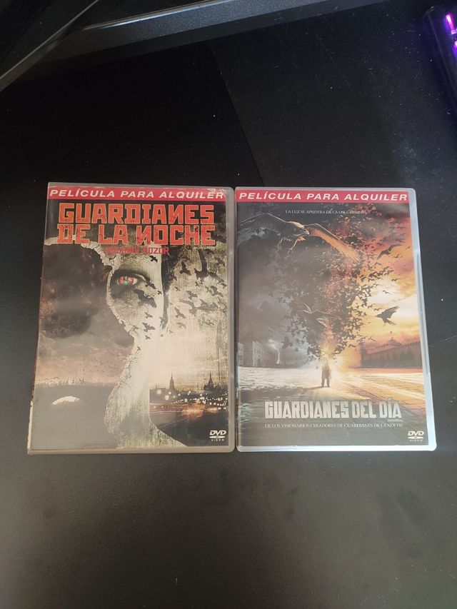 Lote pack DVD Guardianes de la Noche y el dia