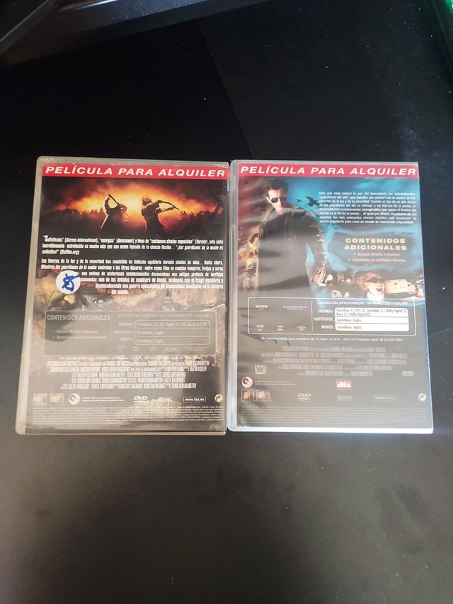 Lote pack DVD Guardianes de la Noche y el dia