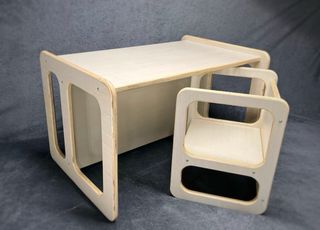Montessori KIT Mesa y Silla para niños infantil