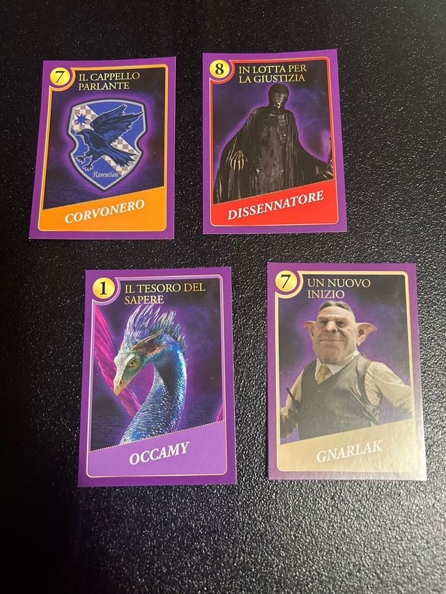 Carte Harry Potter collezione Conad 2024