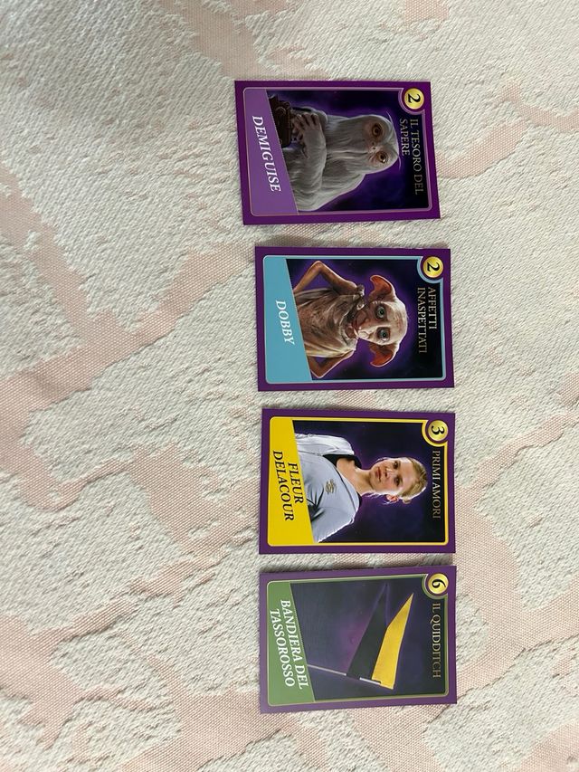 Carte Harry Potter collezione Conad 2024