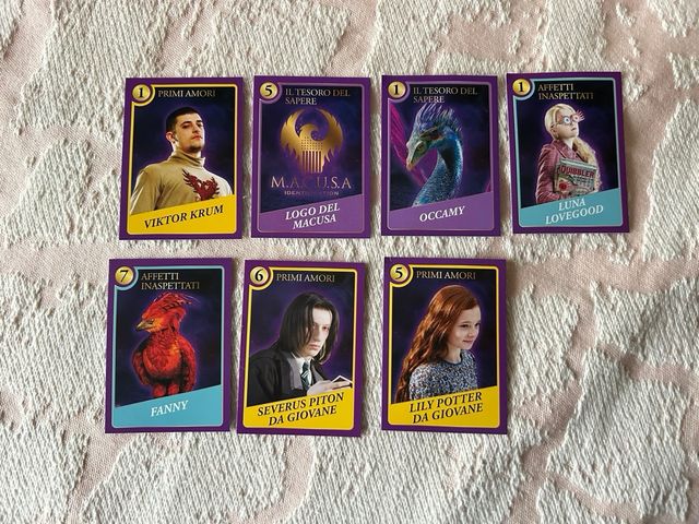 Carte Harry Potter collezione Conad 2024