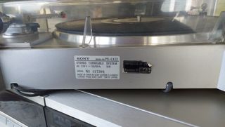 Tocadiscos y Amplificador Sony Antiguo