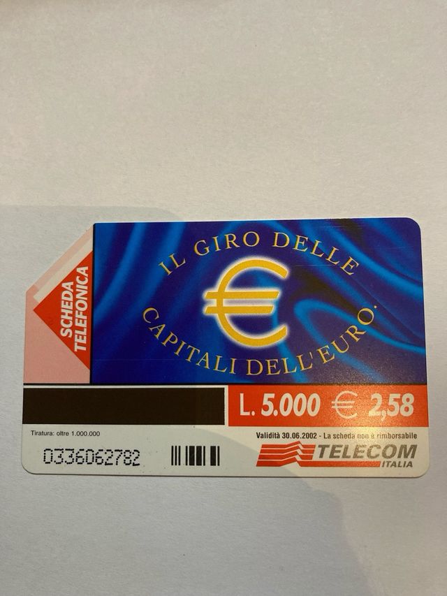 Scheda Telefonica . il giro delle capitali dell’ e