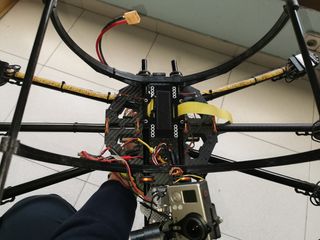 Dron hexacoptero.
