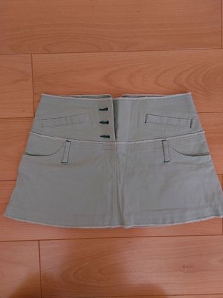 Minifalda tejana mango talla 38