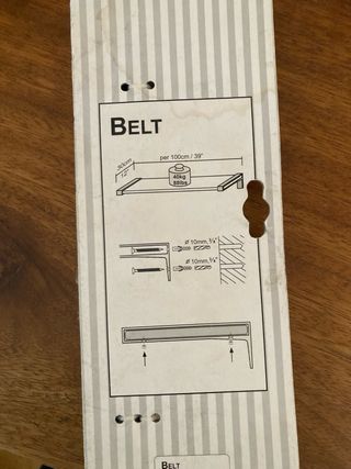 Dolle Soporte de pared para estantes/baldas Belt