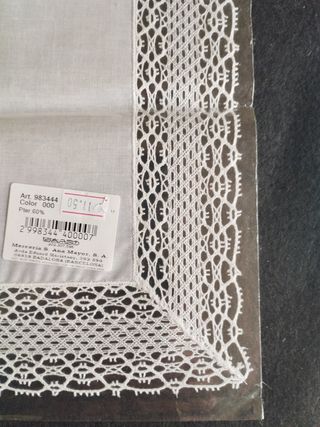 Paño con encaje