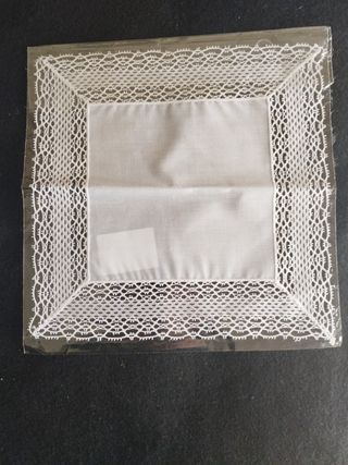 Paño con encaje