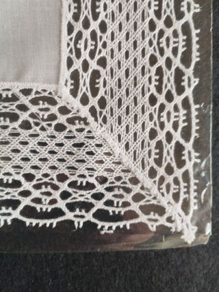 Paño con encaje