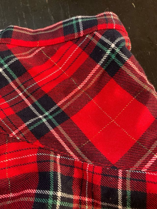 Gonna rossa stile scozzese H&M 92 cm