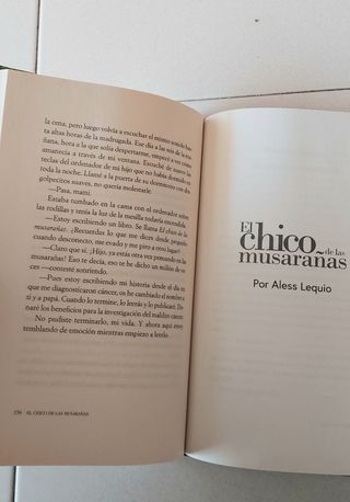 Libro El chico de las musarañas