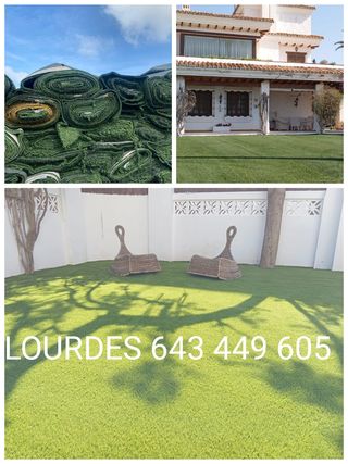 Césped artificial reciclado