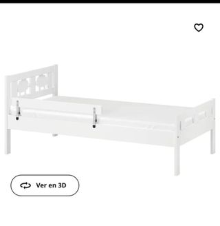 Cama Ikea niño niña con barrera 