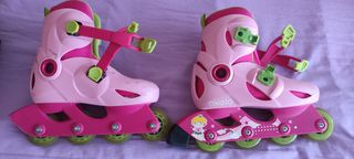 Patines en linea niño/a, con rodilleras y coderas