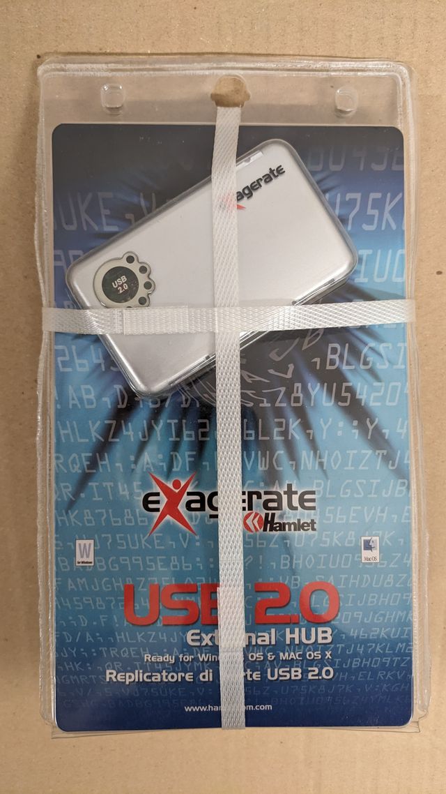 Hamlet Exagerate replicatore 4 porte USB 2.0 HUB
