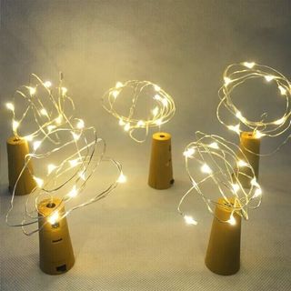 CATENA LANTERNA LUCI LUCE LED CON PANNELLO SOLARE