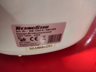 Panificadora TechnoStar