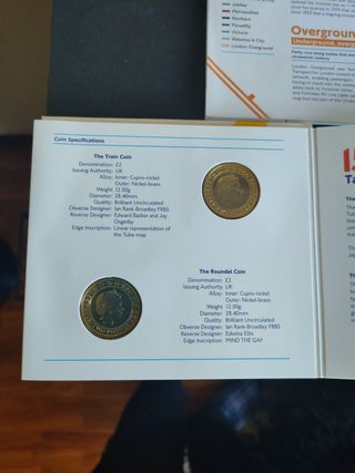 Monedas de 2 Libras.