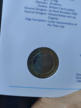 Monedas de 2 Libras.