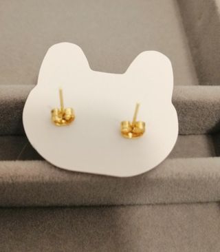 Pendientes de aventurina oro