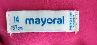 Mono crepe rosa niña Mayoral