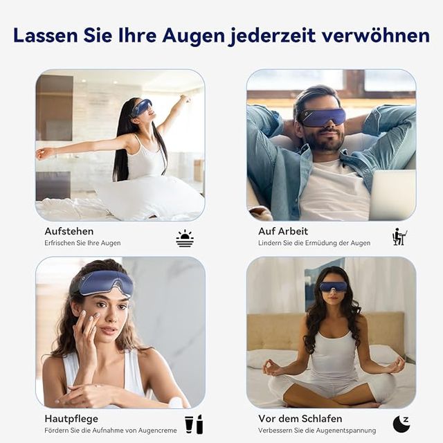 Masajeador ojos con música