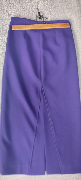 Zara falda midi nueva S