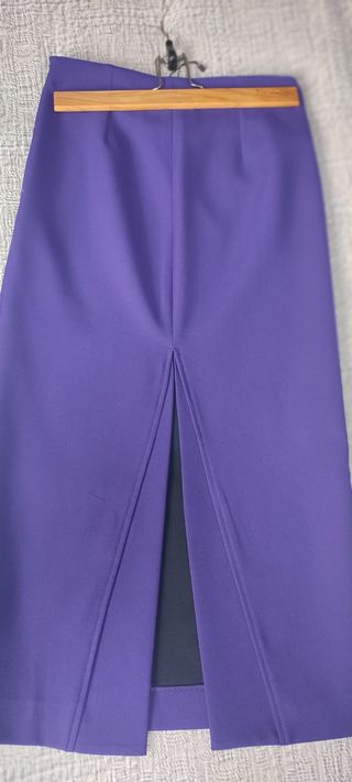 Zara falda midi nueva S