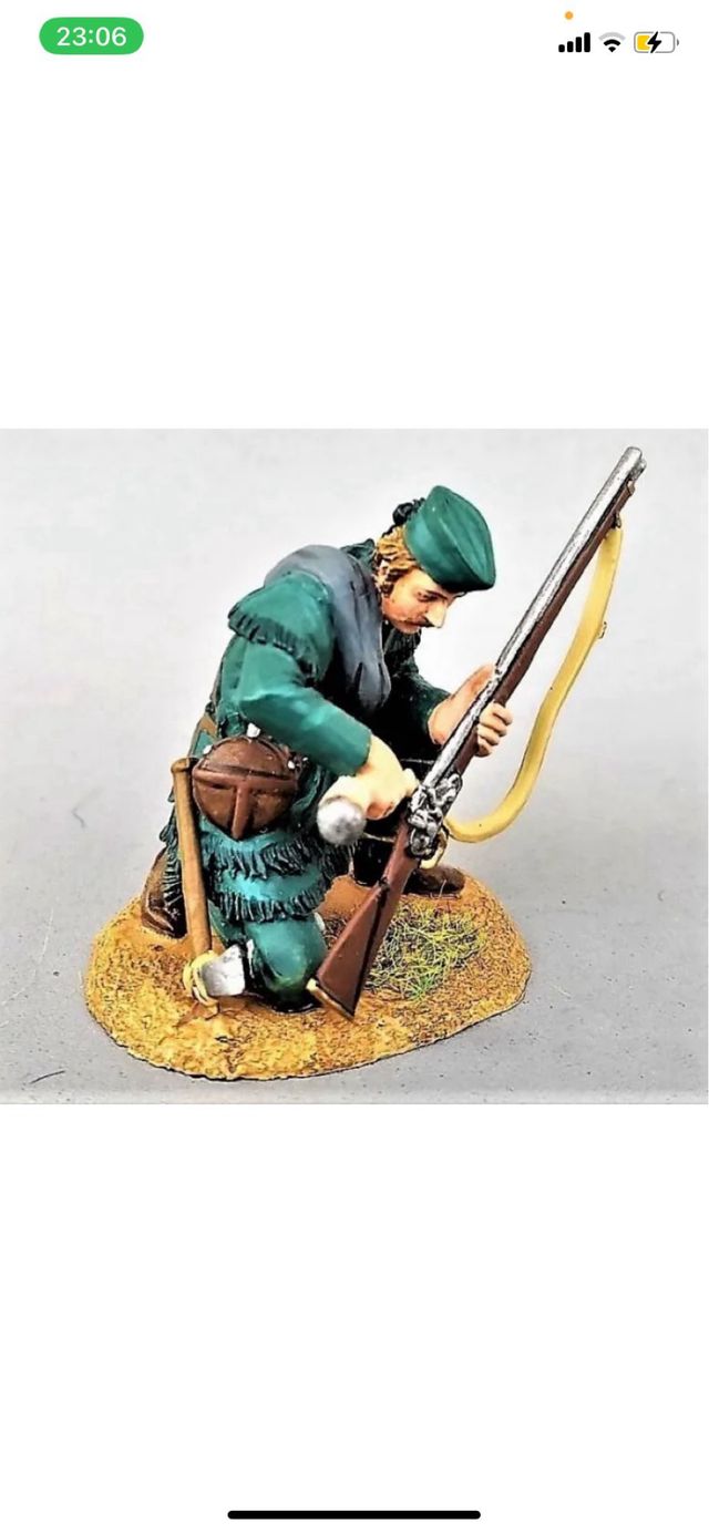 INDIAN SCOUT RANGERS, 54 MM METALLO,DIPINTO A MANO