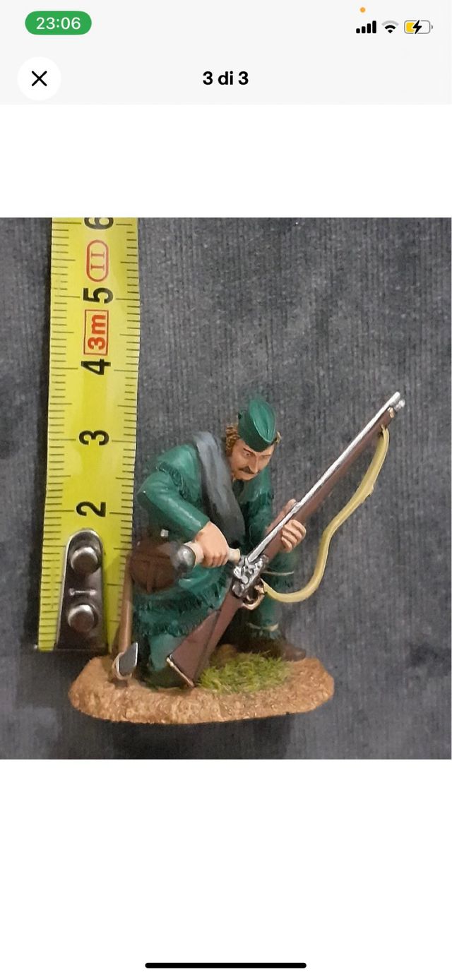 INDIAN SCOUT RANGERS, 54 MM METALLO,DIPINTO A MANO