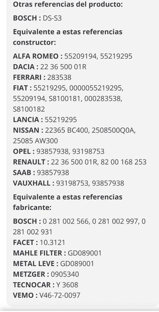 SENSOR DE SOBREALIMENTACIÓN NISSAN QASHQ