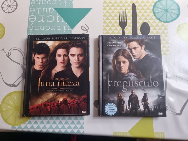 Dvd luna nuev y crepusculo