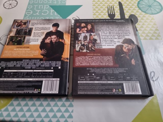 Dvd luna nuev y crepusculo